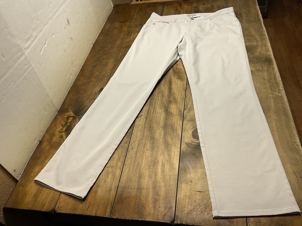 Peter Millar Crown Sport EB66 Performance 5 Pocket Pants British Gray 34x32